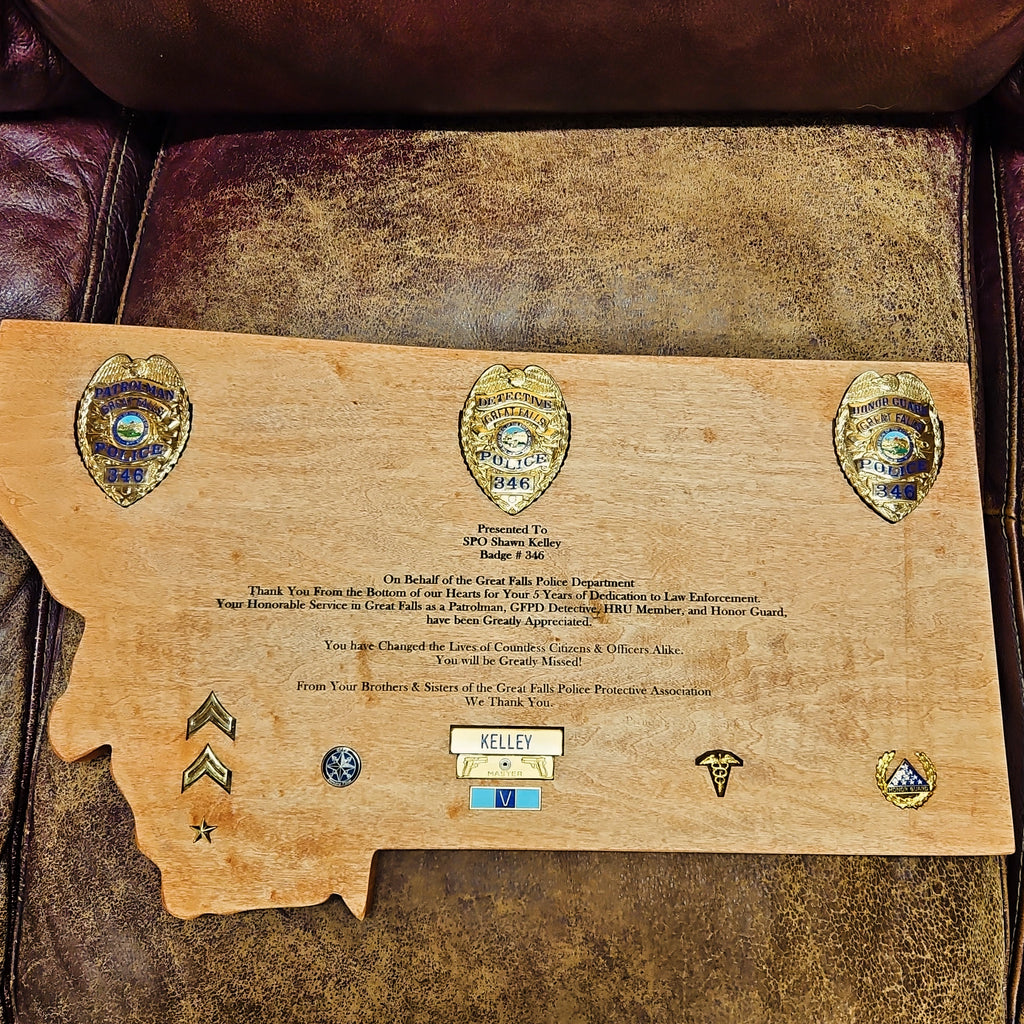 Custom Engraved Wooden Sign