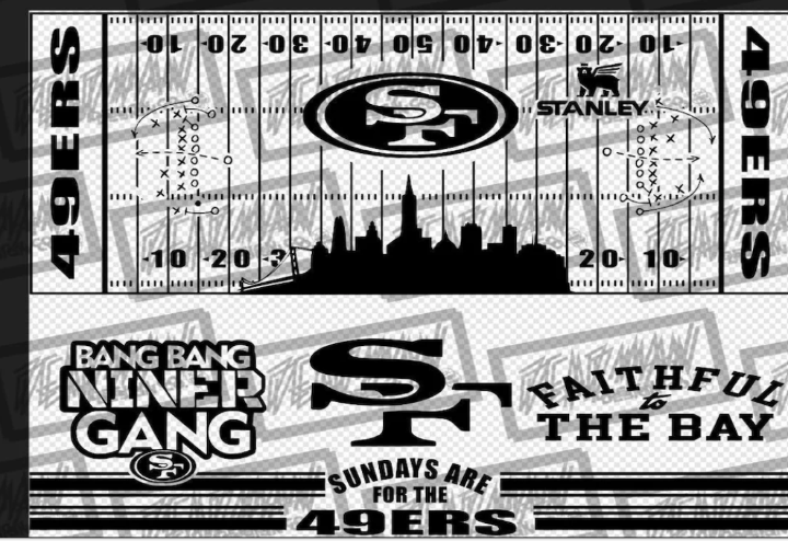 32 Football Teams Tumbler Wrap