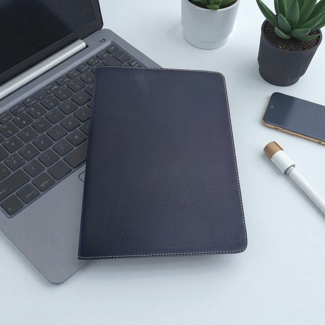 Leatherette Portfolio with Notepad