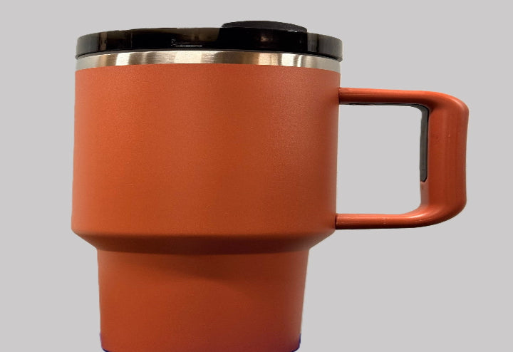 40oz. Red with Silver background Stanley Style Tumbler