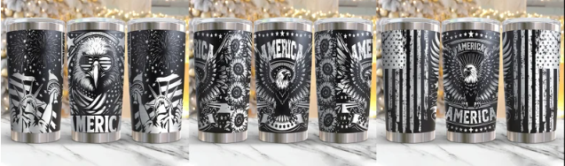 Tumbler full wrap designs