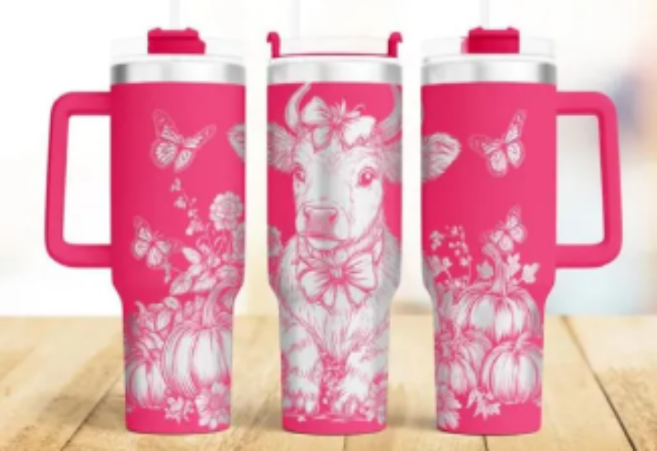 Baby Cow cartoon style Design