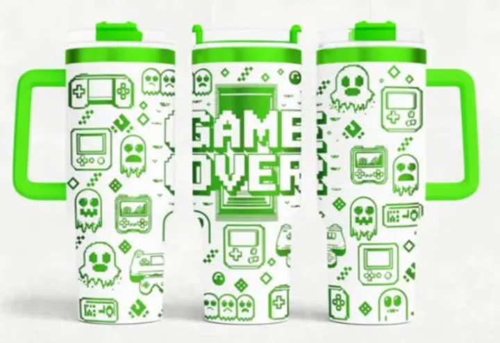 Gamer "Game over" Design