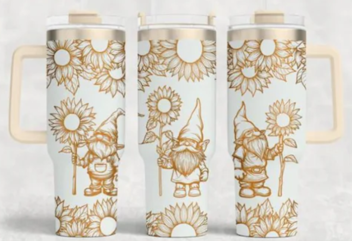 Gnome and Sunflower Design