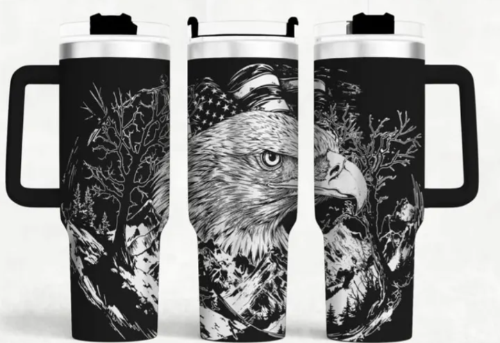 Large Eagle Head (Patriot) Design