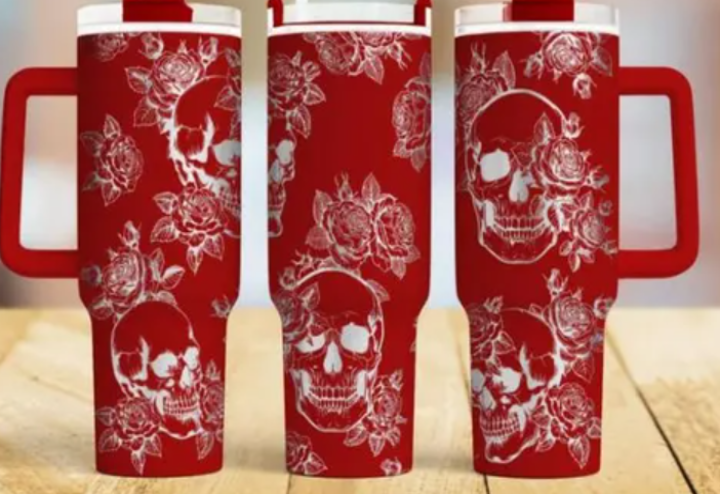 Roses and Skulls Design