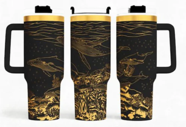 Sperm whale and Ocean Life Design