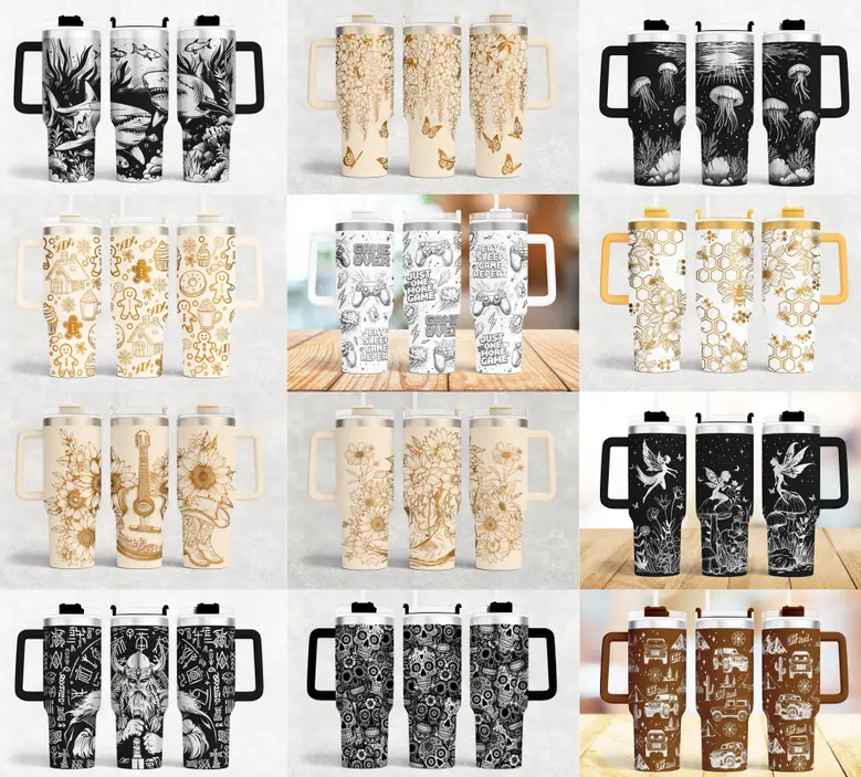 Tumbler full wrap designs