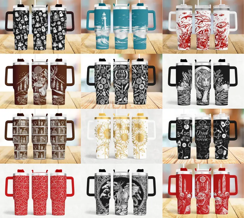 Tumbler full wrap designs