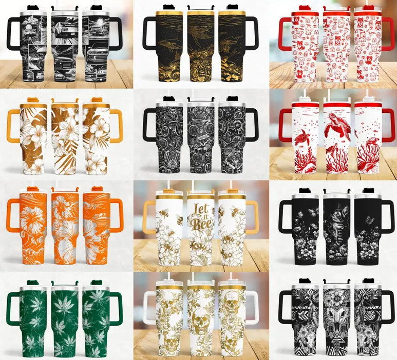 Tumbler full wrap designs
