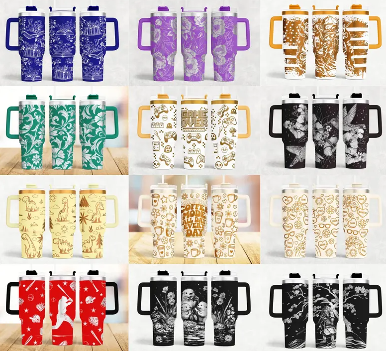 Tumbler full wrap designs