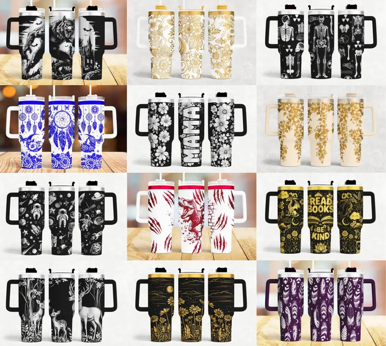 Tumbler full wrap designs