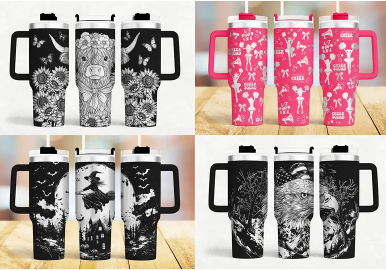 Tumbler full wrap designs